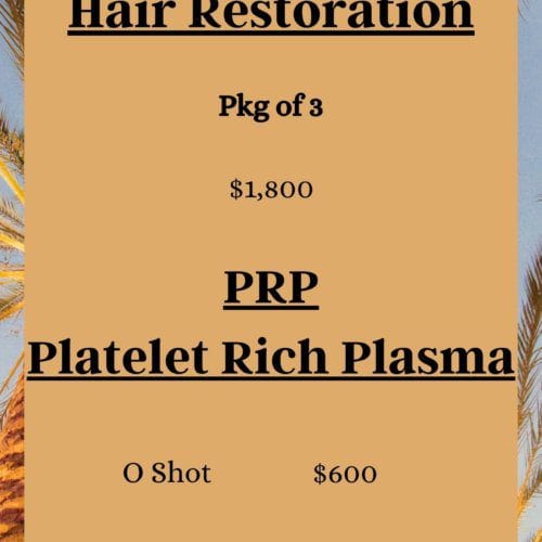 PRP Hair Restoration Pkg of 3 | Pam Chaney Aesthetics | Elkhart IN